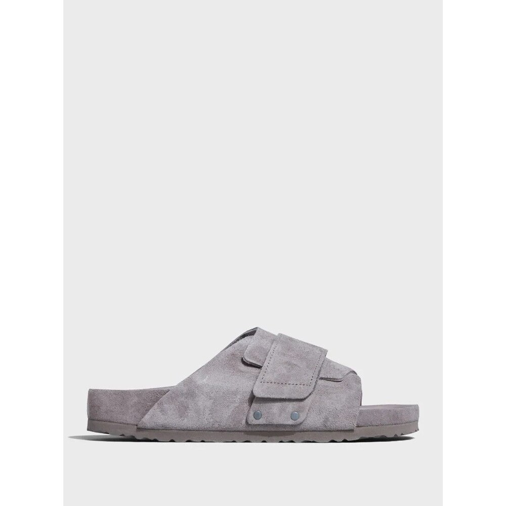 Birkenstock Kyoto Exquisite All Suede Sandals EU 38 Women 7-7.5 Monotone Gray